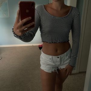PacSun long sleeve crop top